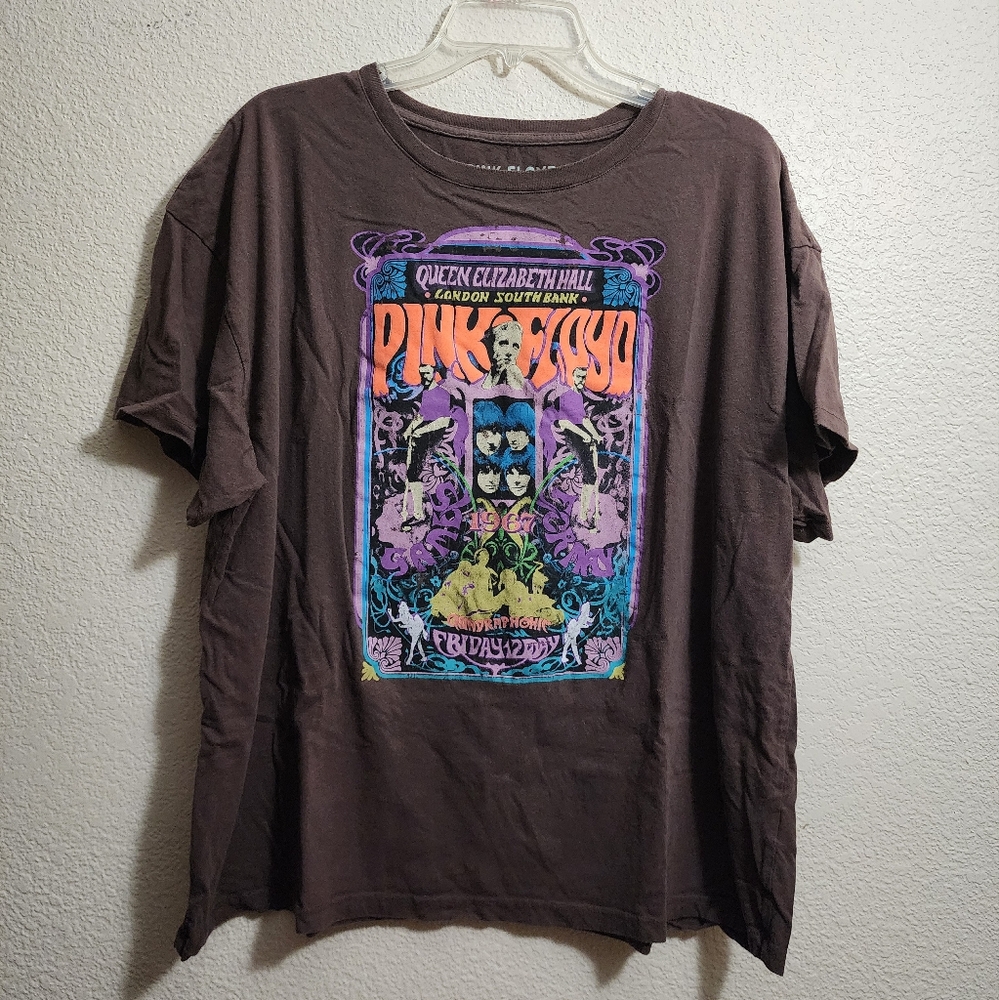Pink Floyd Brown Tee with Blue Accents